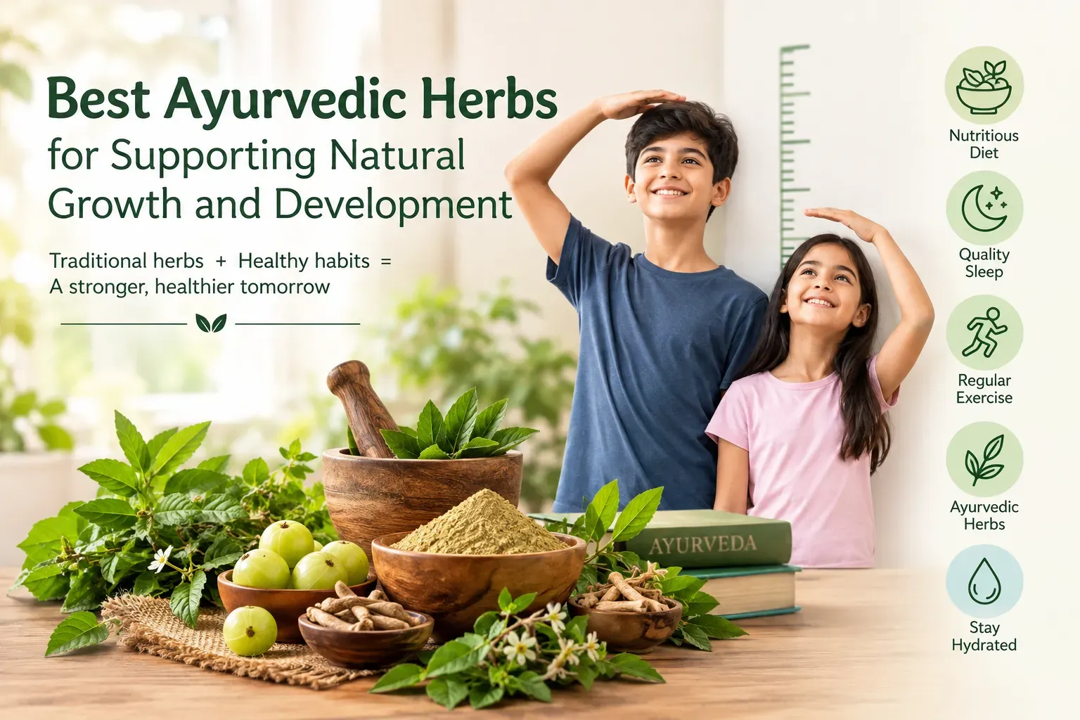 Ayurvedic herbs for growth